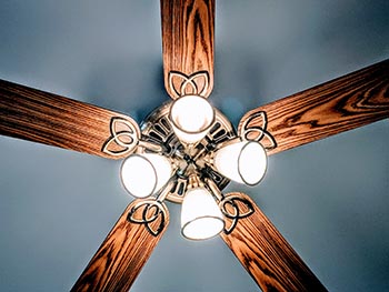 Ceiling fans can save you money on your electricity bill.